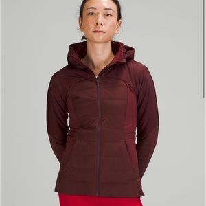 Lululemon - BNWT Down for it all jacket Red Merlot sz 8